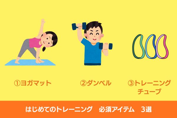 初心者　宅トレ　必須グッズ