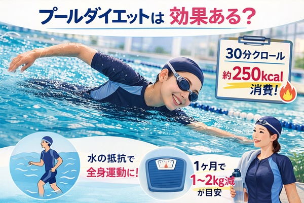 プールダイエットの効果