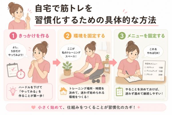 宅トレ 習慣化